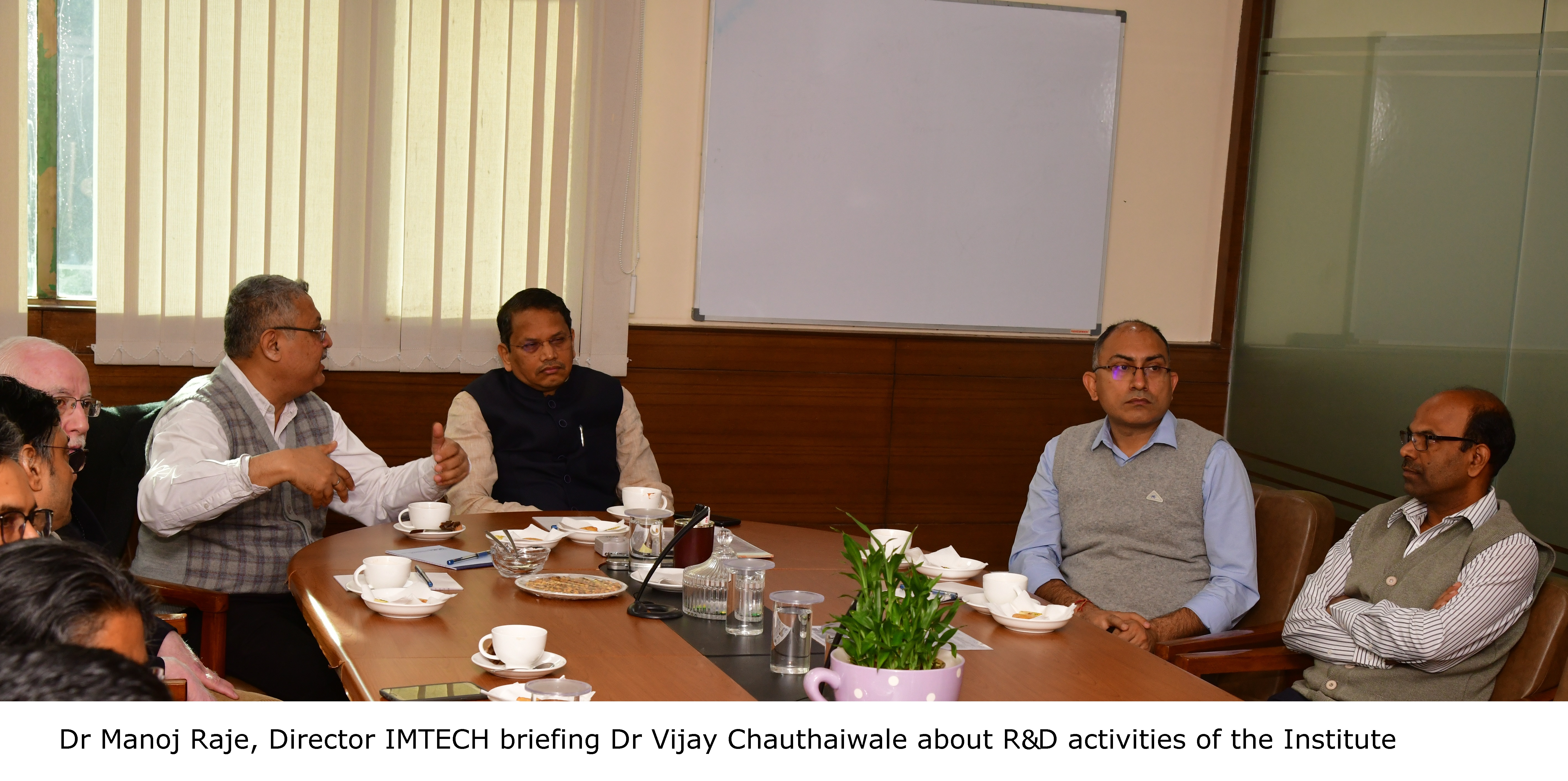 Dr. Vijay Chautaiwale, Healthcare-Biotech Consultant visited CSIR-IMTECH on 21 nov 2019