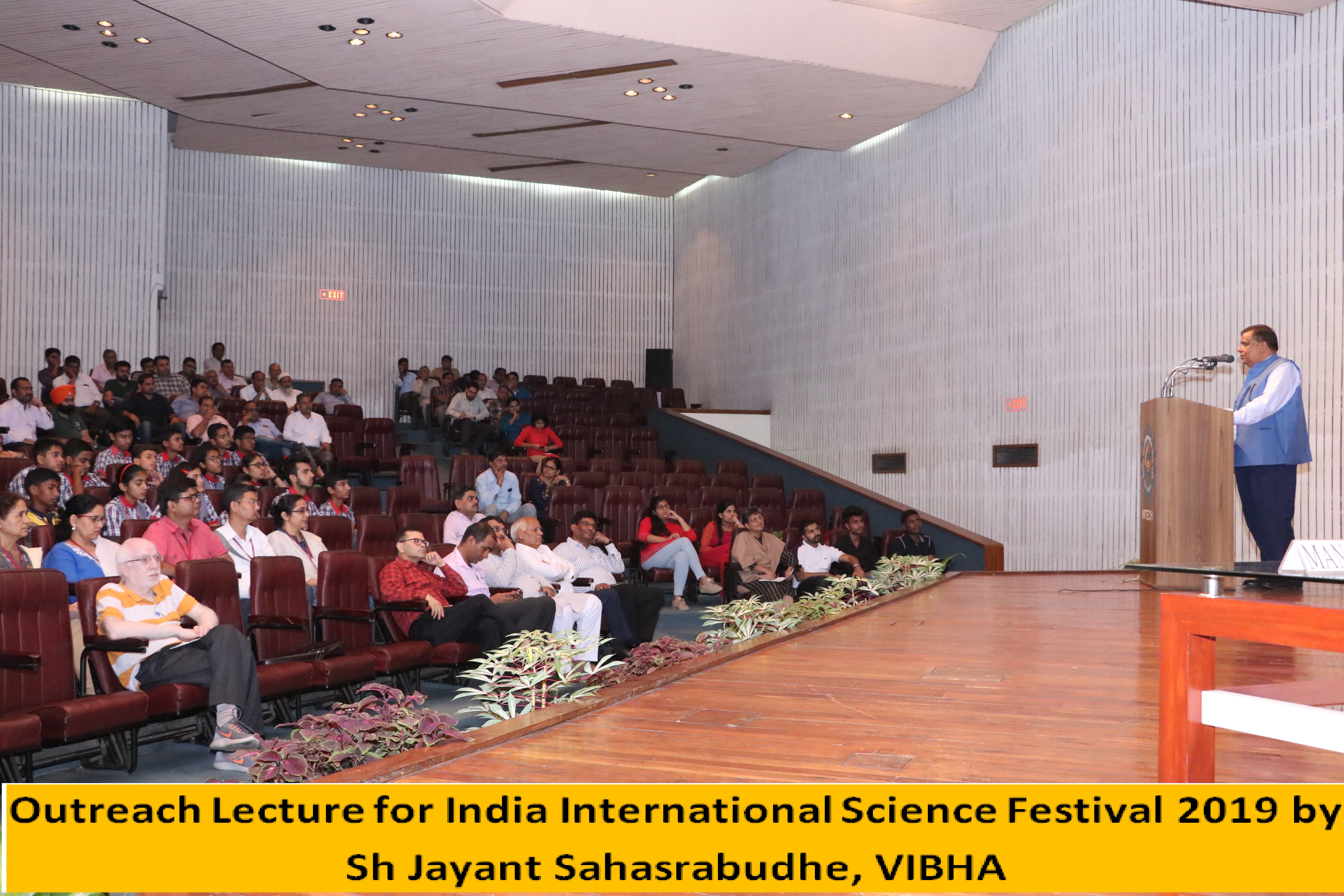 Outreach Program Lecture for IISF 2019 by Shri Jayant Sahasrabudhe