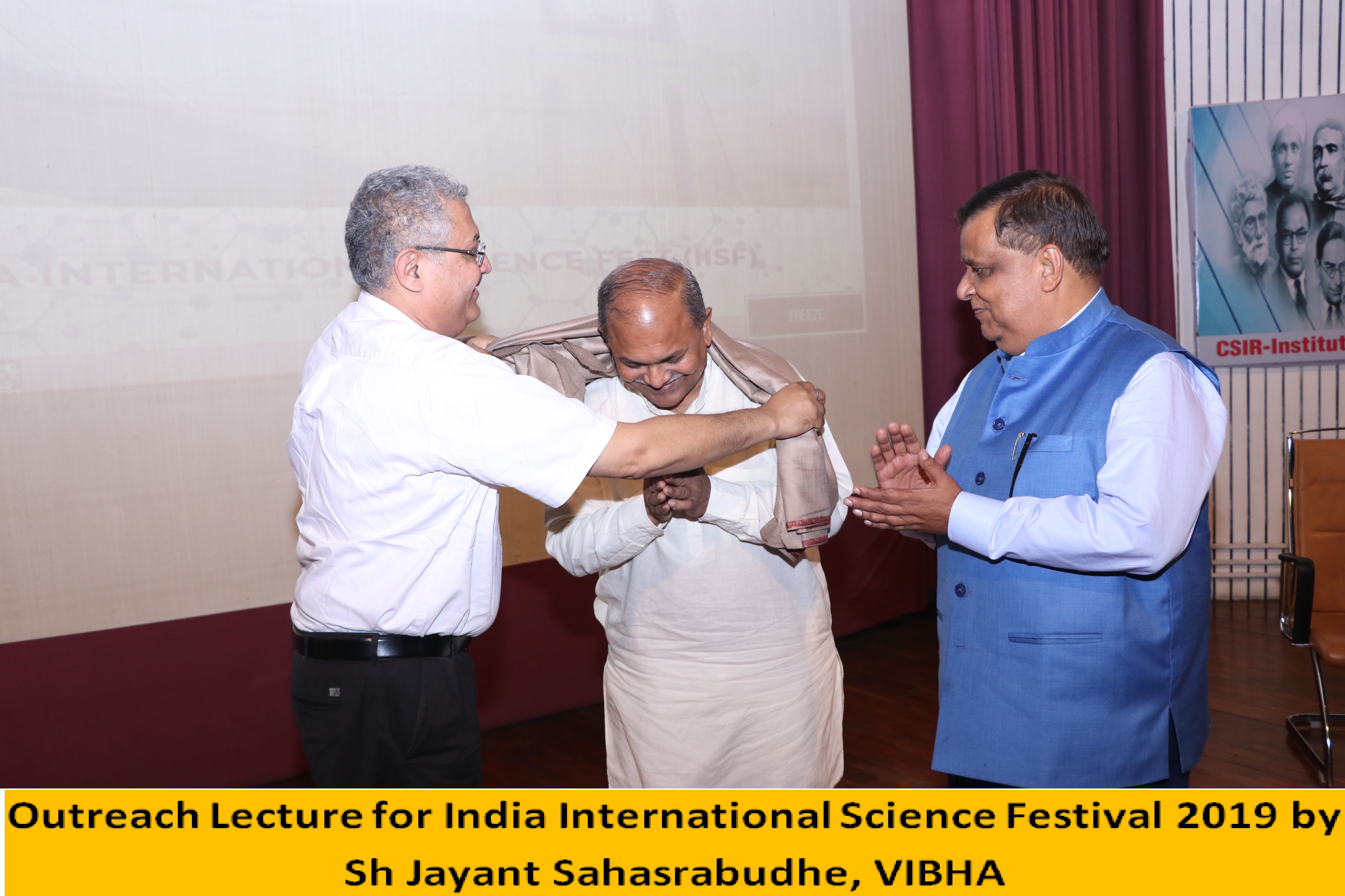 Outreach Program Lecture for IISF 2019 by Shri Jayant Sahasrabudhe