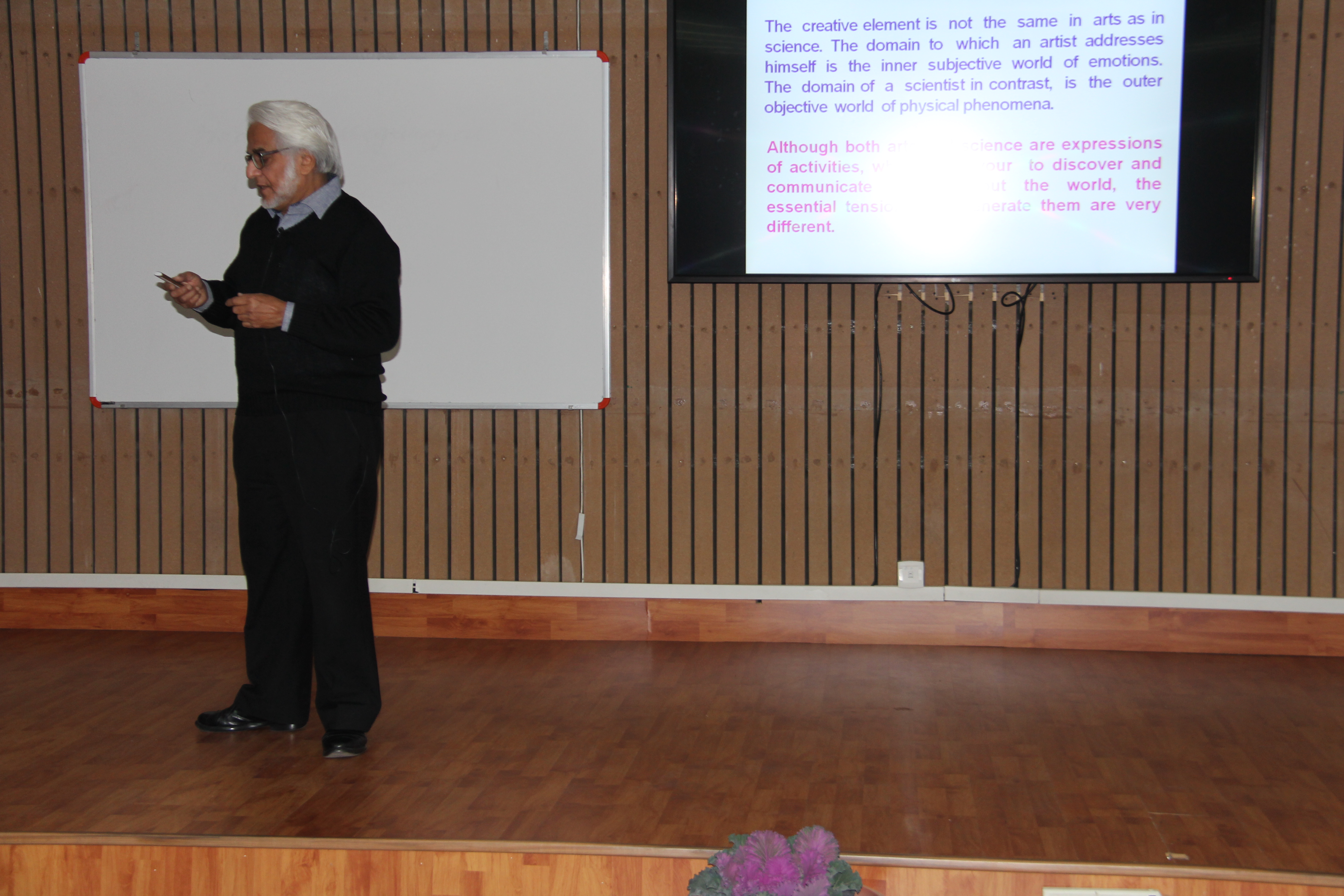 Lecture on Creativity and Life in Science by Dr Amit Ghosh